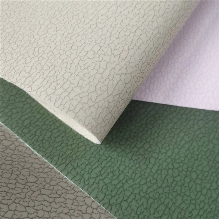 Crackle Texture Microfiber Leather high quality