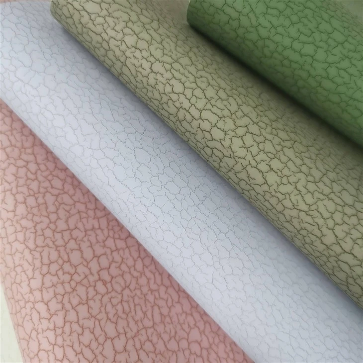 Crackle Texture Microfiber Leather suppliers